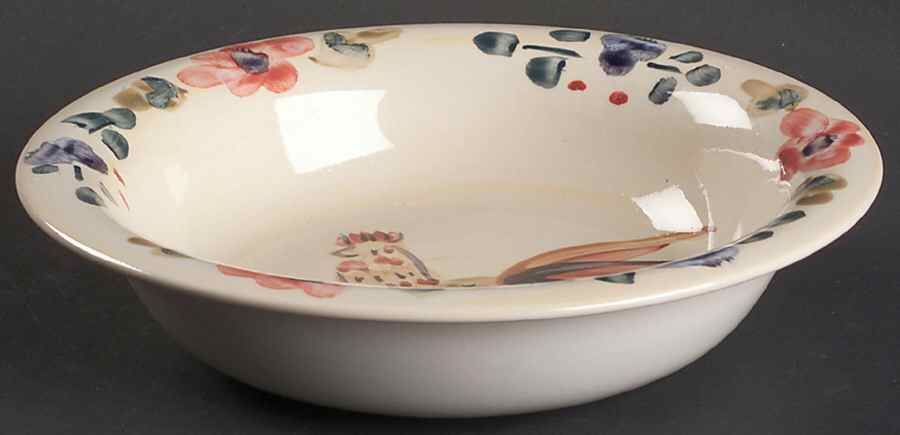 Good Morning-Tan (Handpainted) Soup/Cereal Bowl by Gibson Designs-1