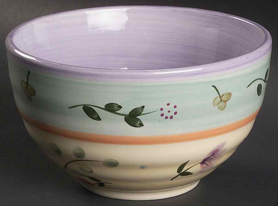 Bohemian Floral Soup/Cereal Bowl by Gibson Designs-1