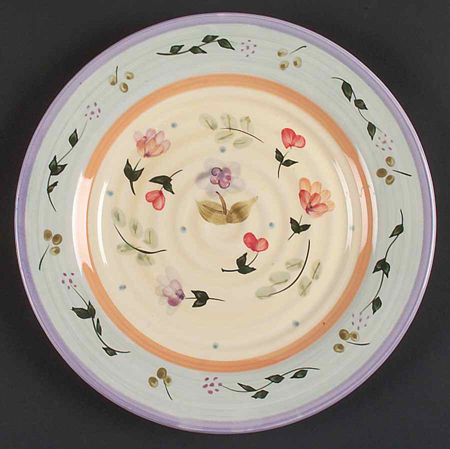 Bohemian Floral Dinner Plate by Gibson Designs-1