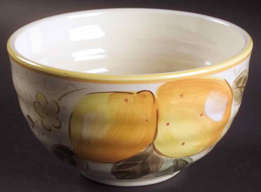 Lemon Courtyard Soup/Cereal Bowl by Gibson Designs-1