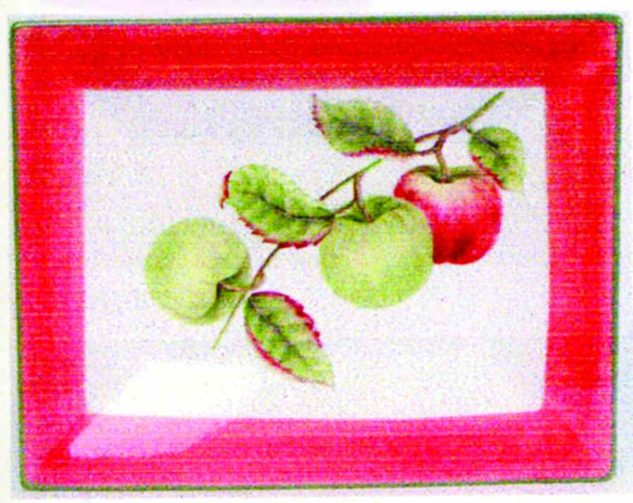 Eve 16" Rectangular Serving Platter by Gibson Designs-1