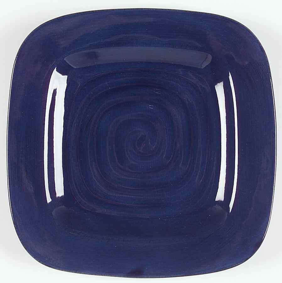 Sangria Shades Blueberry Square Salad/Dessert Plate by Gibson Designs-1
