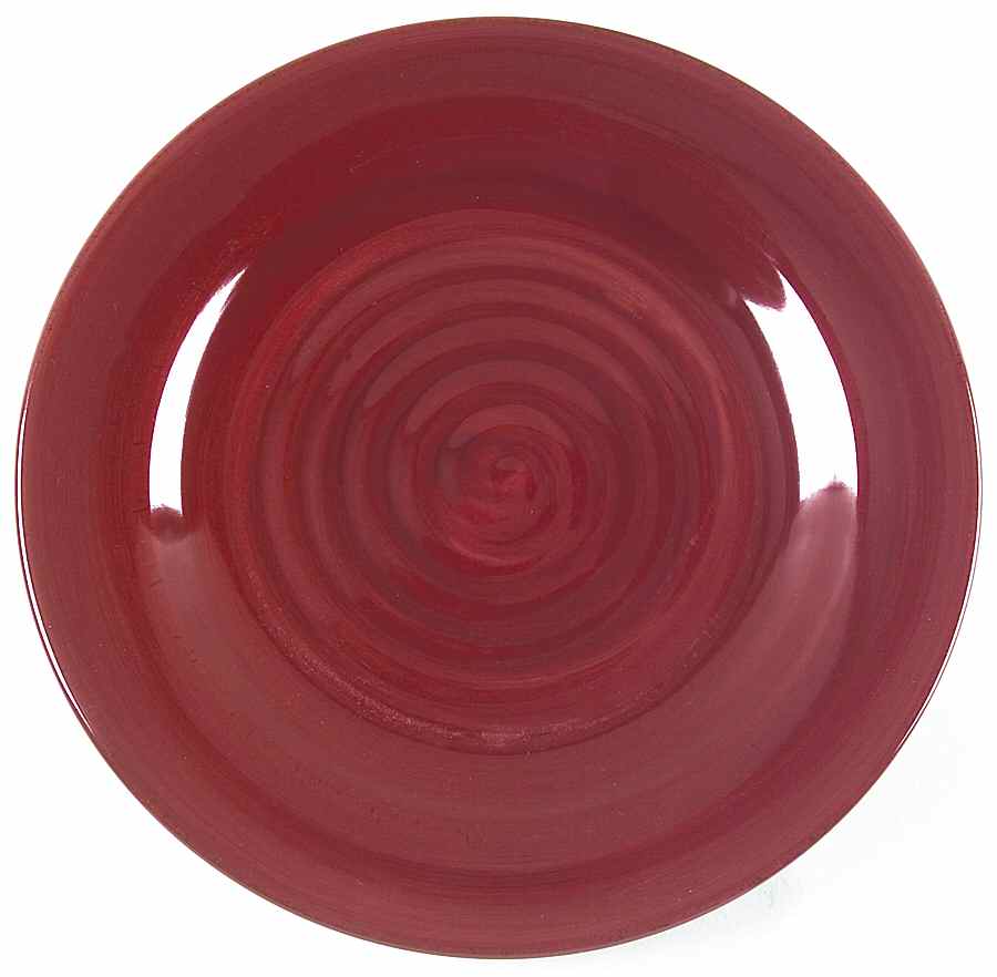 Sangria Shades Claret (Red) Dinner Plate by Gibson Designs-1