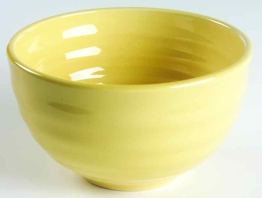 Circularity Shades Yellow Soup/Cereal Bowl by Gibson Designs-1
