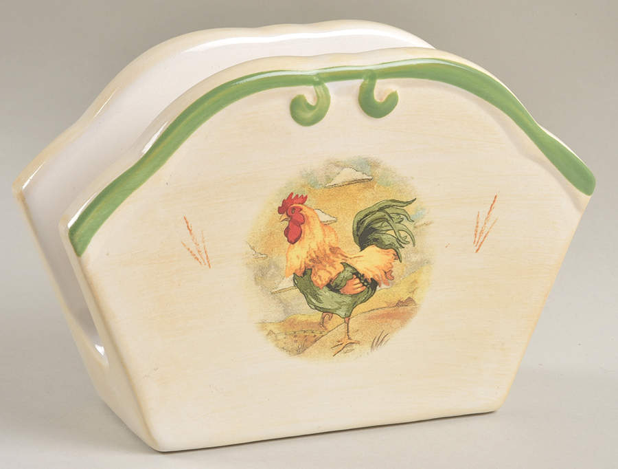 Royal Rooster Napkin Holder by Gibson Designs-1