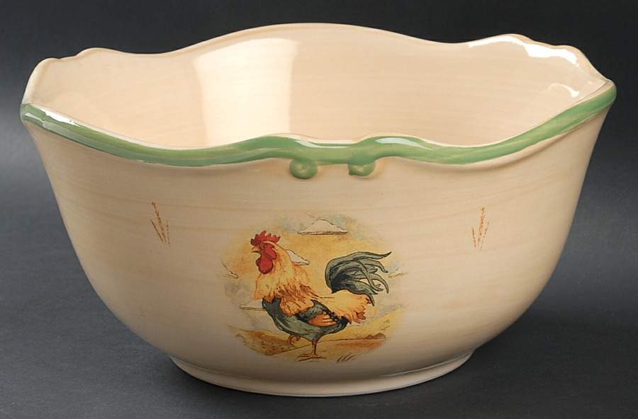 Royal Rooster 9" Nested Mixing Bowl by Gibson Designs-1
