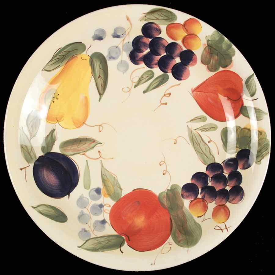Cornucopia Fruits Dinner Plate by Gibson Designs-1