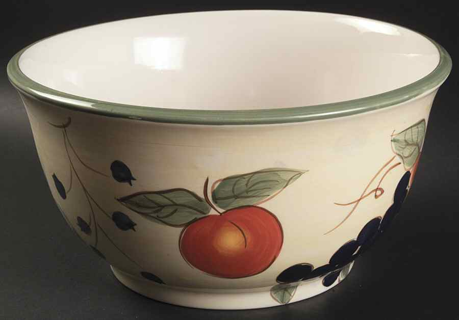 Cornucopia Fruits 11" Nested Mixing Bowl by Gibson Designs-1