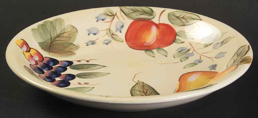Cornucopia Fruits Salad/Dessert Plate by Gibson Designs-1