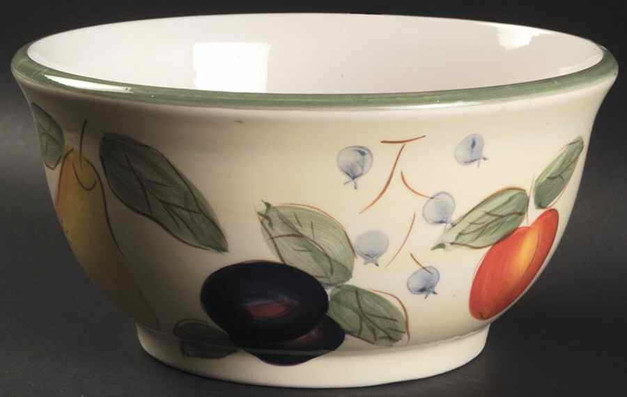 Cornucopia Fruits 9" Nested Mixing Bowl by Gibson Designs-1