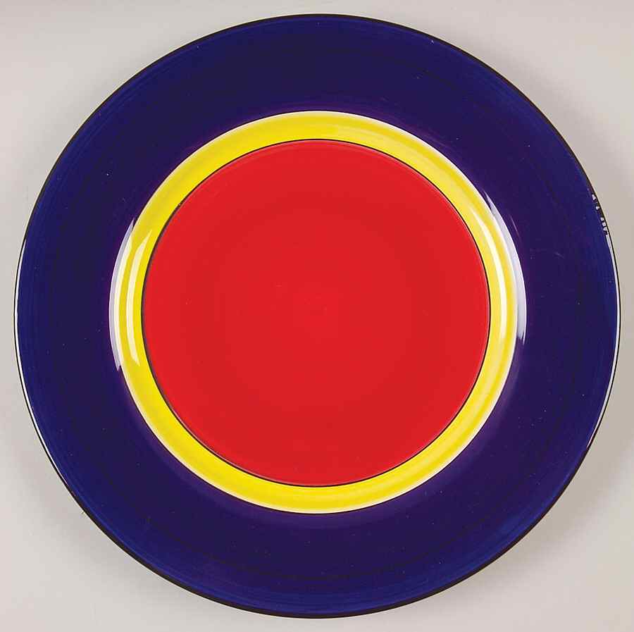 Aspire Blue Dinner Plate by Gibson Designs-1