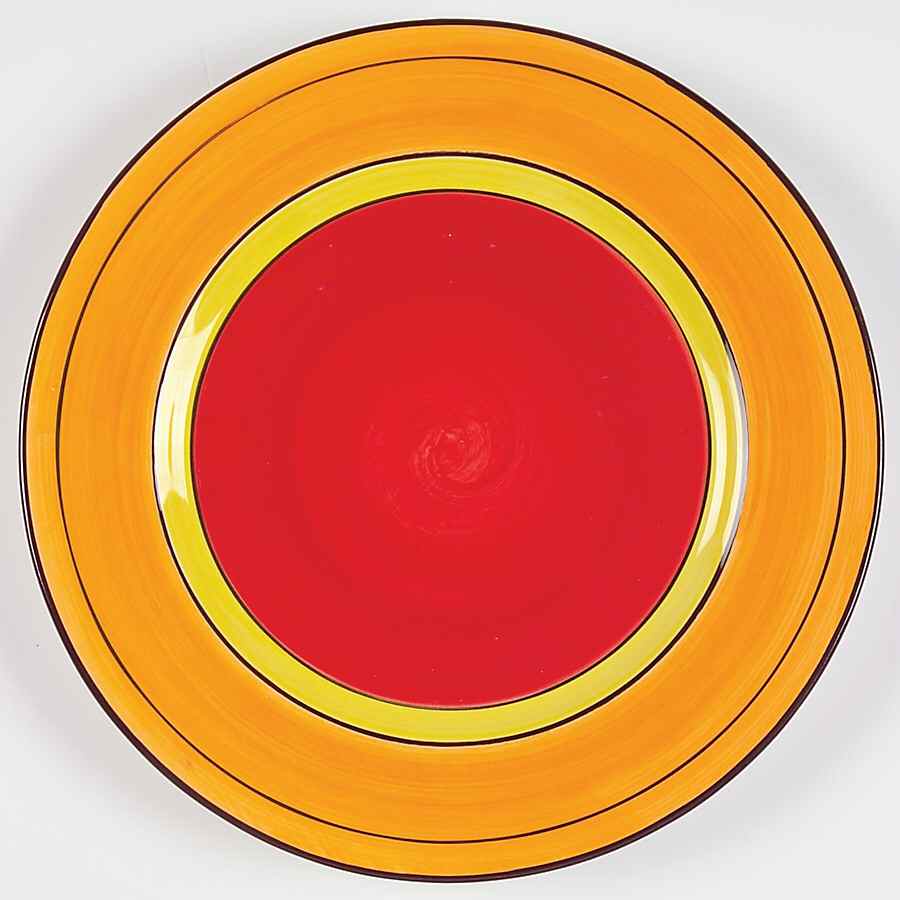 Aspire Orange Dinner Plate by Gibson Designs-1