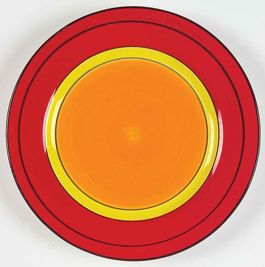 Aspire Red Salad/Dessert Plate by Gibson Designs-1
