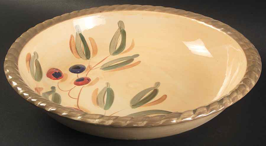 Bistro Italia 12" Pasta Serving Bowl by Gibson Designs-1
