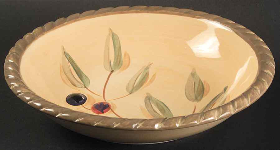 Bistro Italia 8" Individual Pasta Bowl by Gibson Designs-1
