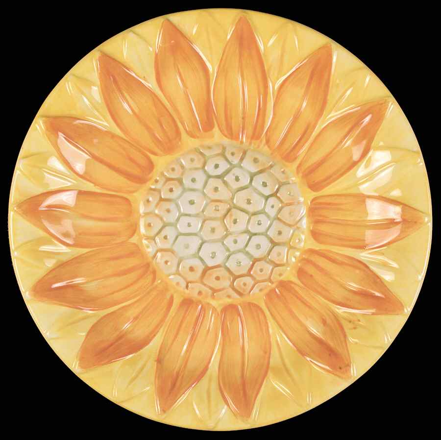 Sunflower Glory Dinner Plate by Gibson Designs-1