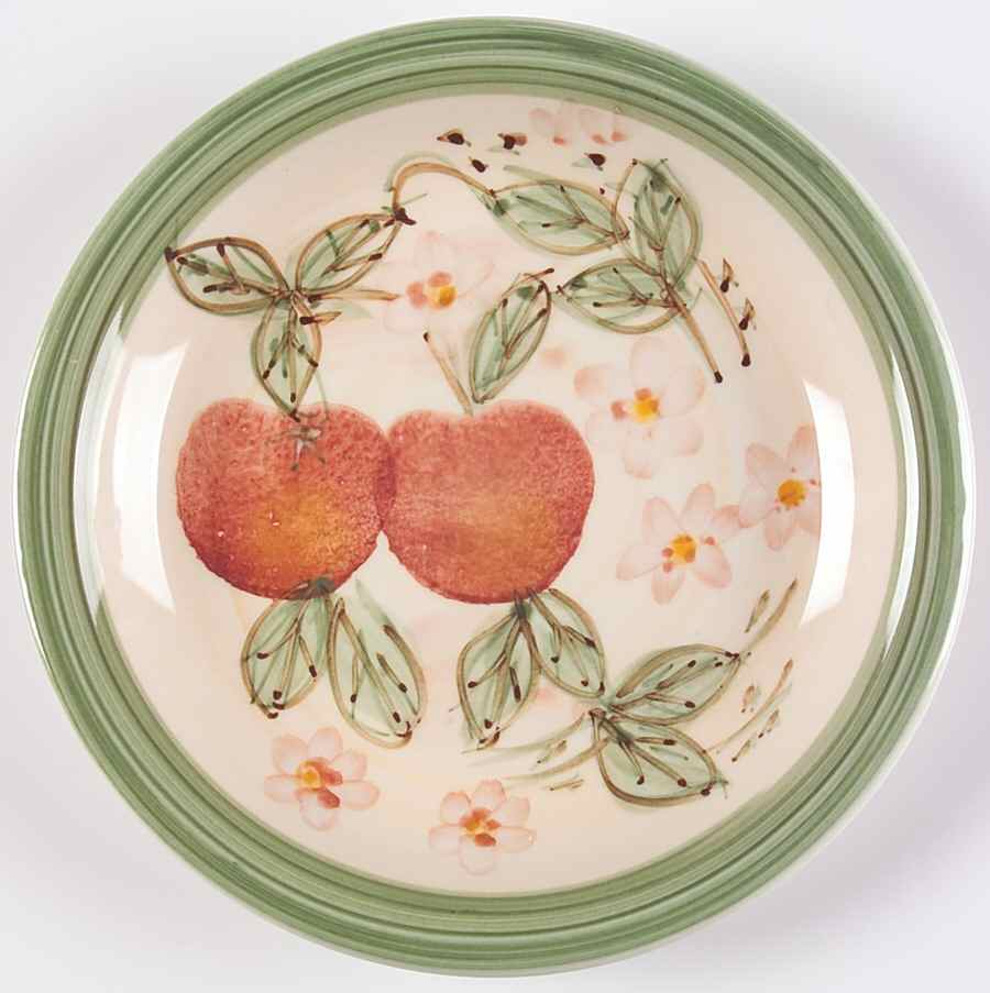 Peach Duo Salad/Dessert Plate by Gibson Designs-1