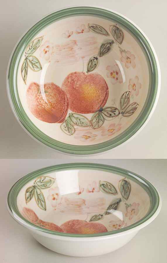 Peach Duo Soup/Cereal Bowl by Gibson Designs-1