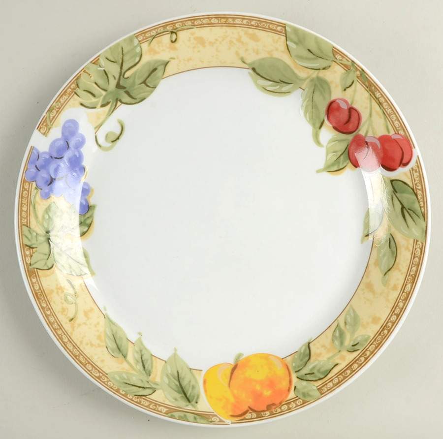 Fruit Grove (Cherries, Grapes) Dinner Plate by Gibson Designs-1