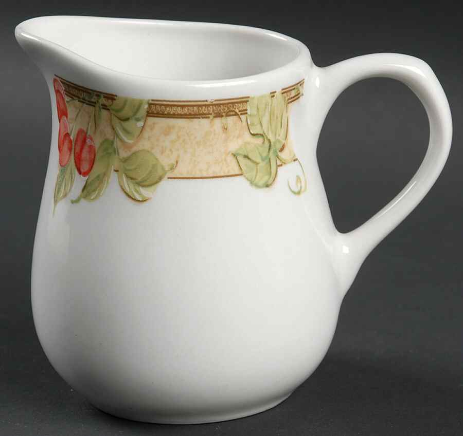 Fruit Grove (Cherries, Grapes) Creamer by Gibson Designs-1