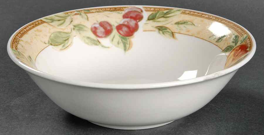 Fruit Grove (Cherries, Grapes) Coupe Cereal Bowl by Gibson Designs-1