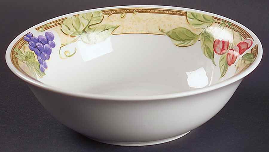 Fruit Grove (Cherries, Grapes) Soup/Cereal Bowl by Gibson Designs-1