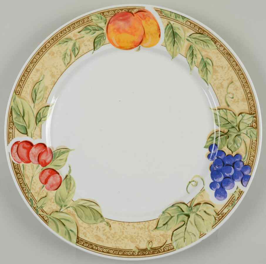 Fruit Grove (Cherries, Grapes) 12" Chop Plate (Round Platter) by Gibson Designs-1