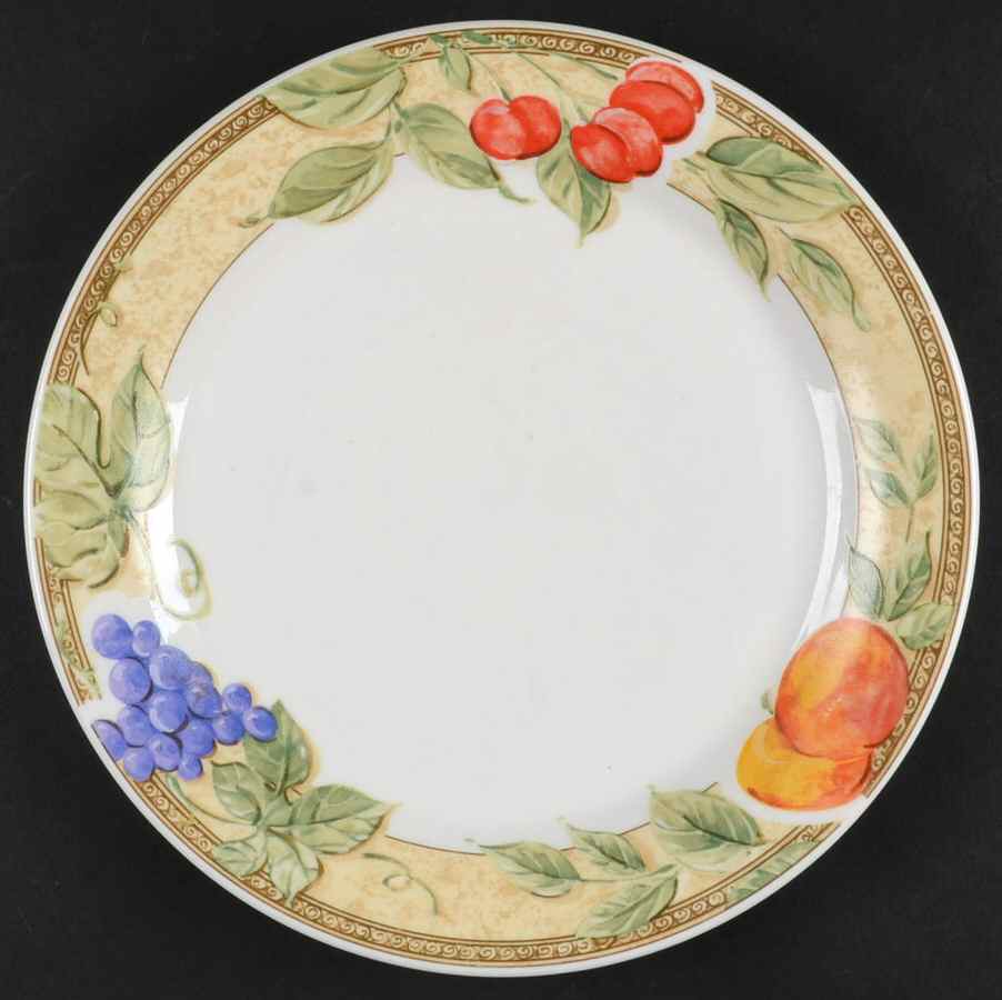 Fruit Grove (Cherries, Grapes) Luncheon Plate by Gibson Designs-1