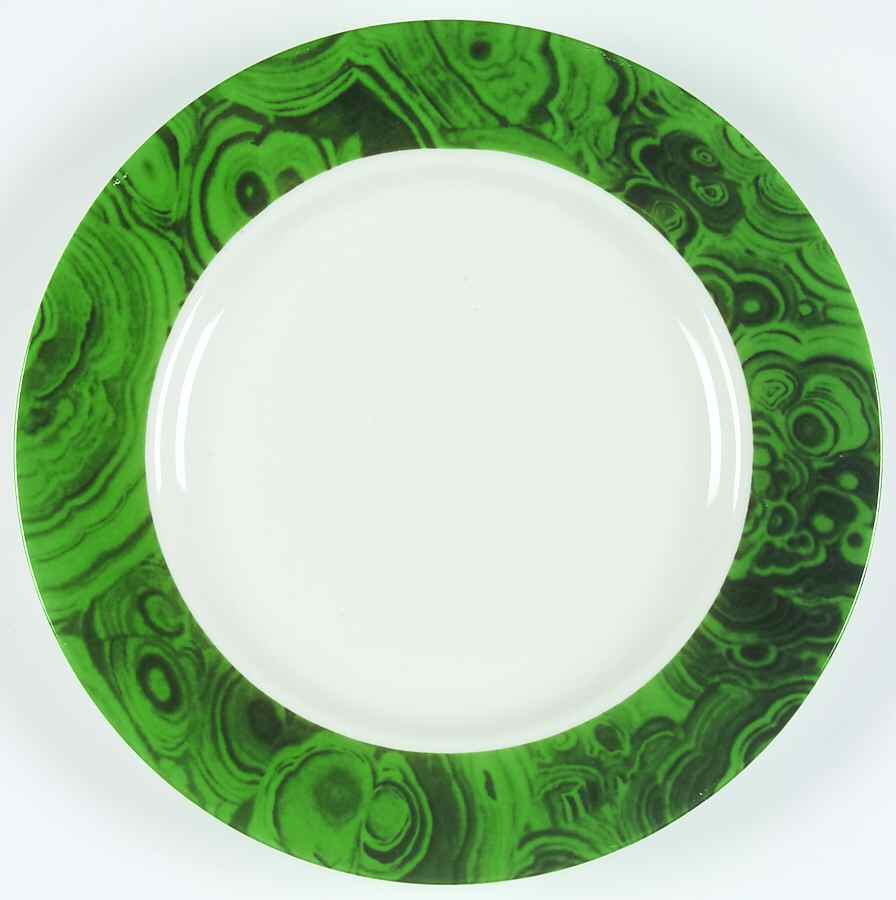 Malachite (No Trim) Dinner Plate by Gabbay-1