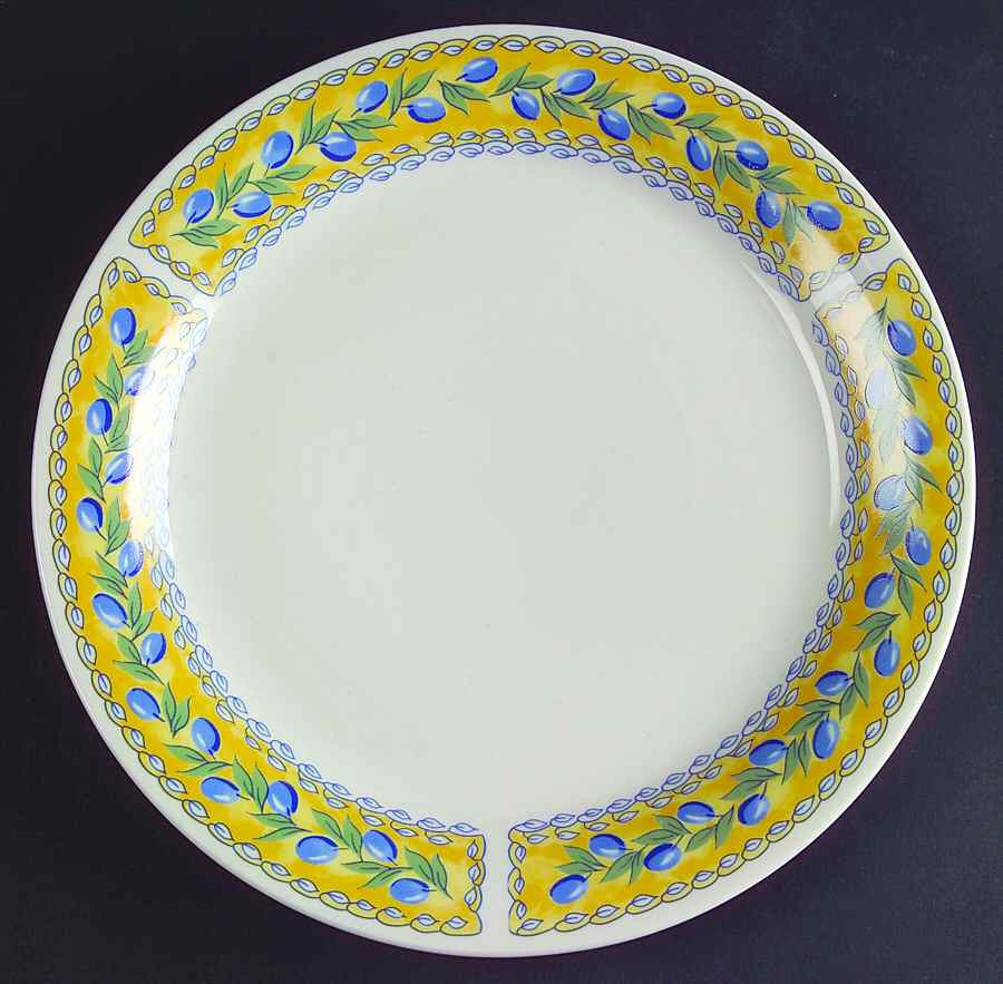 Arlette Dinner Plate by Gibson Designs-1
