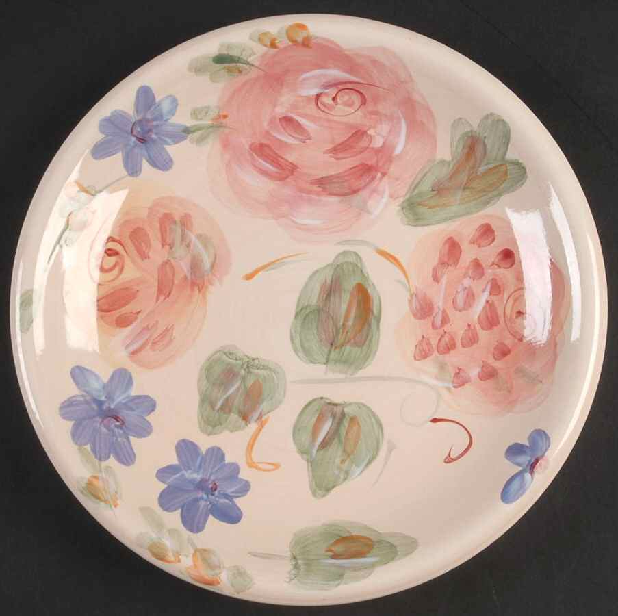 Angel Rose Salad/Dessert Plate by Gibson Designs-1