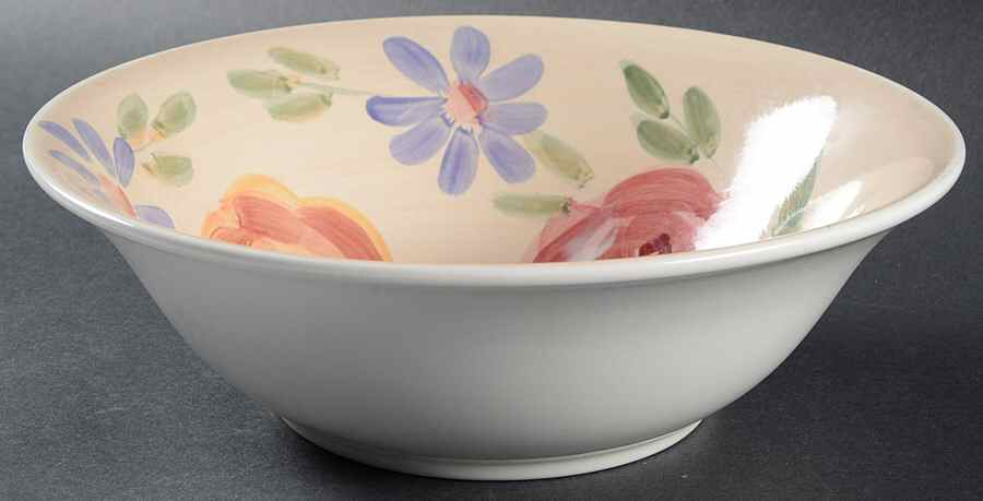 Angel Rose 9" Round Vegetable Bowl by Gibson Designs-1