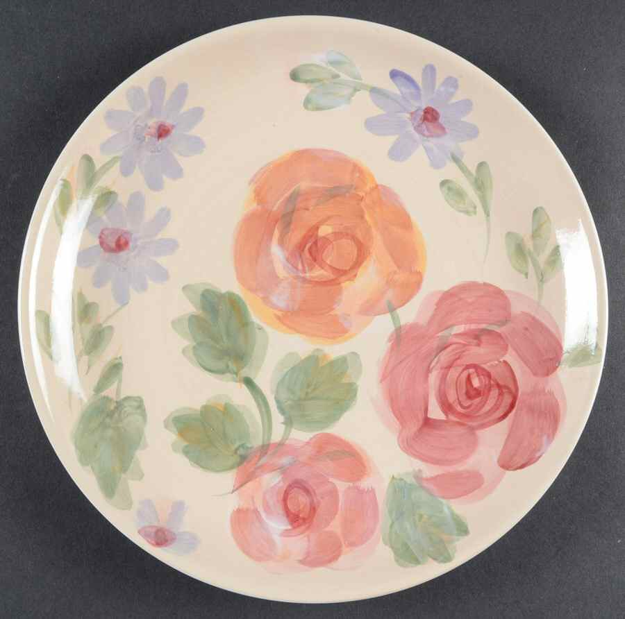 Angel Rose Luncheon Plate by Gibson Designs-1