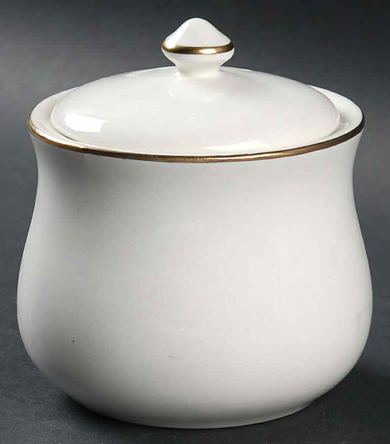 Chateau Gold Sugar Bowl & Lid by Gibson Designs-1