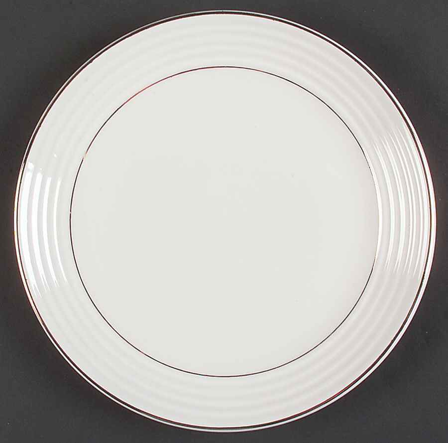 Downtown Gold Dinner Plate by Gibson Designs-1