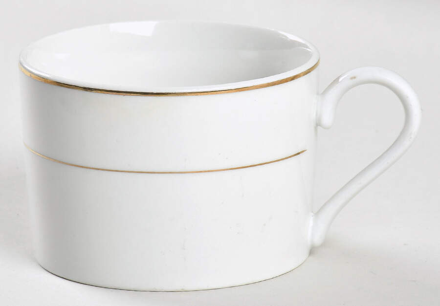 Anniversary Golden Flat Cup by Gibson Designs-1