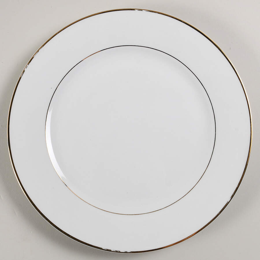 Anniversary Golden Dinner Plate by Gibson Designs-1