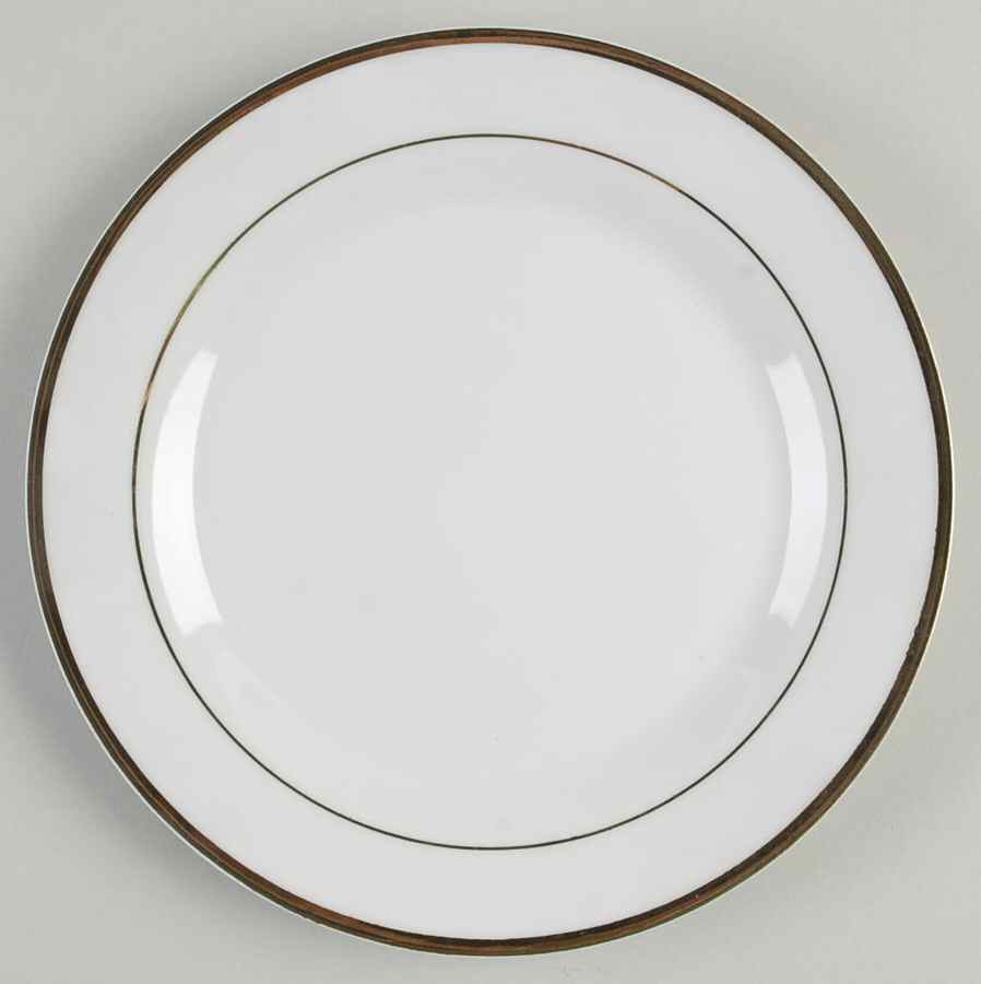 Anniversary Golden Salad Plate by Gibson Designs-1