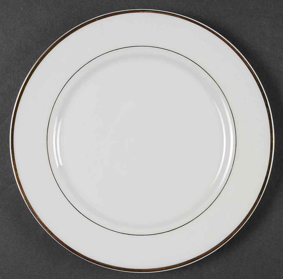 Anniversary Golden Salad Plate by Gibson Designs-1