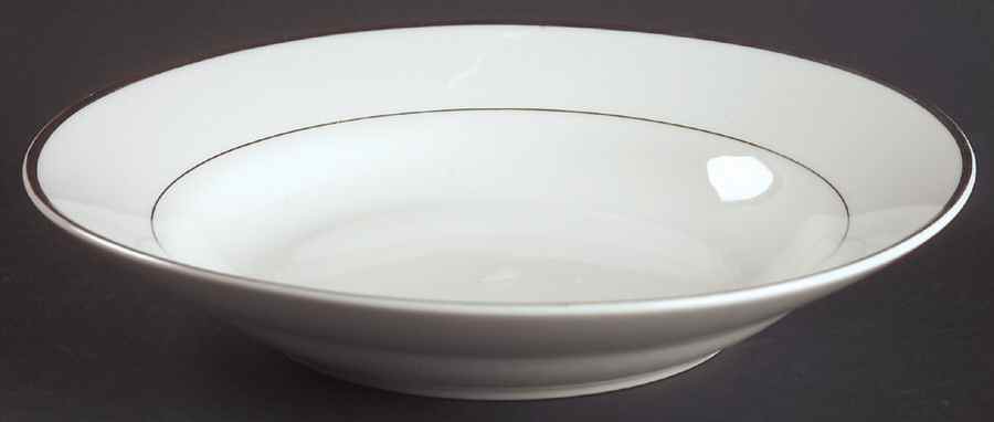 Anniversary Platinum Soup/Cereal Bowl by Gibson Designs-1