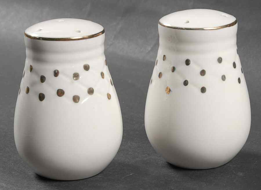 Golden Quilt Salt & Pepper Set by Gibson Designs-1