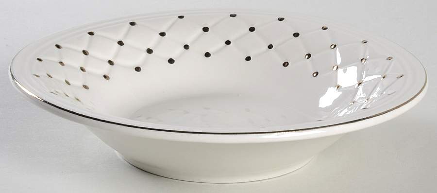 Golden Quilt Soup/Cereal Bowl by Gibson Designs-1