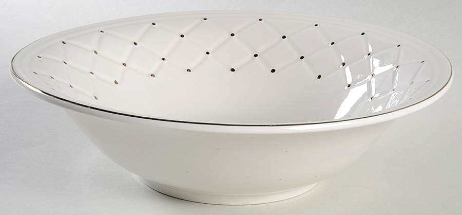 Golden Quilt 9" Round Vegetable Bowl by Gibson Designs-1