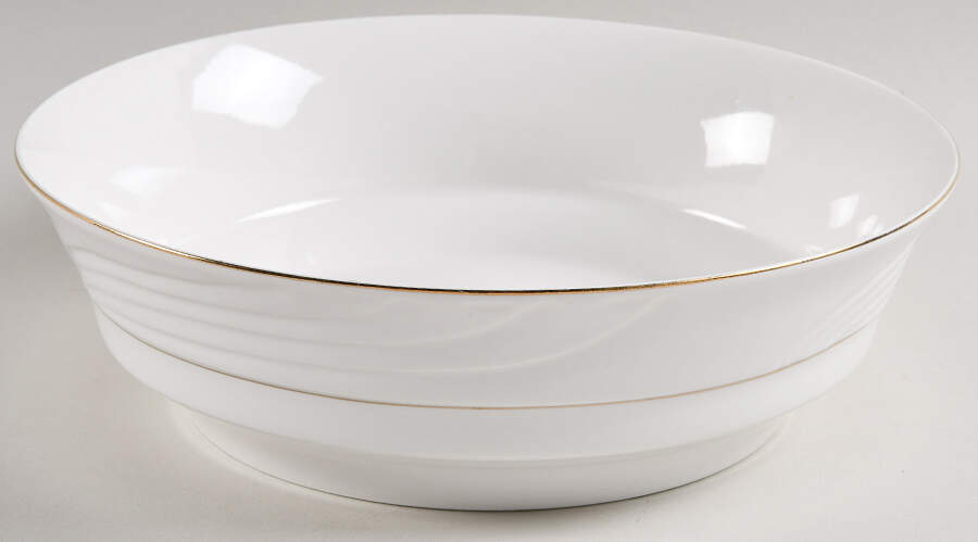 Golden Embrace 9" Round Vegetable Bowl by Gibson Designs-1