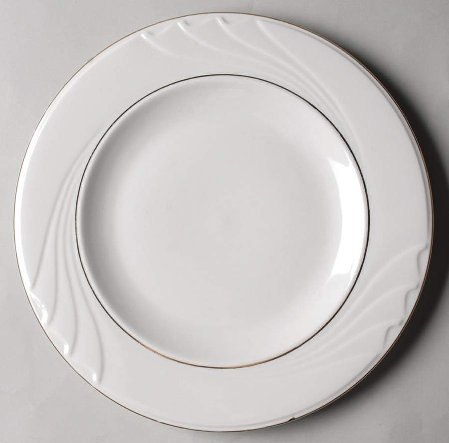 Golden Embrace Dinner Plate by Gibson Designs-1