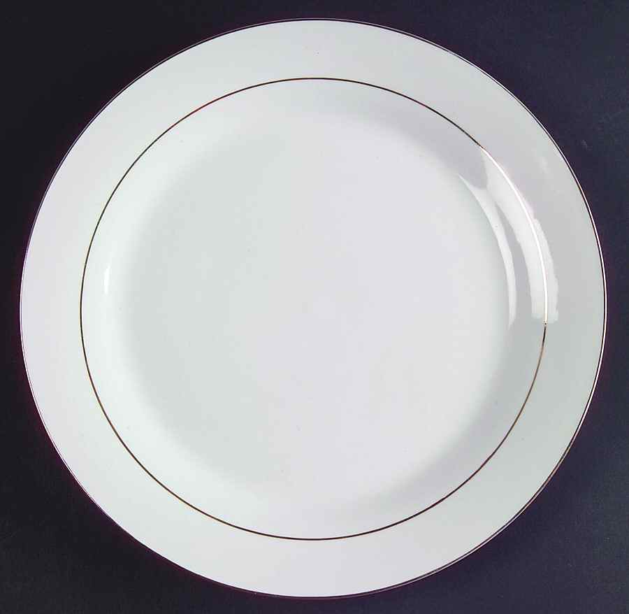 Concerto Gold Dinner Plate by Gibson Designs-1