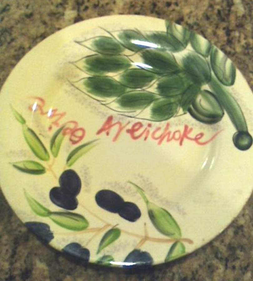 Healthy Picking Dinner Plate by Gibson Designs-1