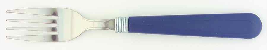 Basic Living II Cobalt Dinner Fork (7 3/8" or Smaller) by Gibson Designs-1
