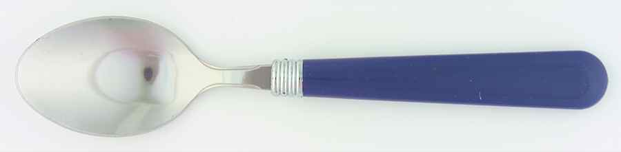 Basic Living II Cobalt Place/Oval Soup Spoon by Gibson Designs-1