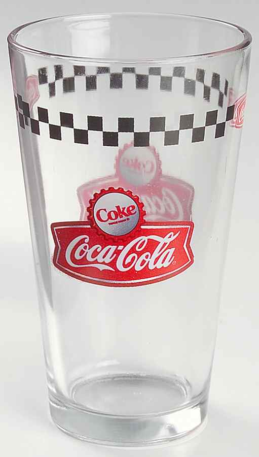 Coca Cola Town Square 16 Oz Glassware Tumbler by Gibson Designs-1